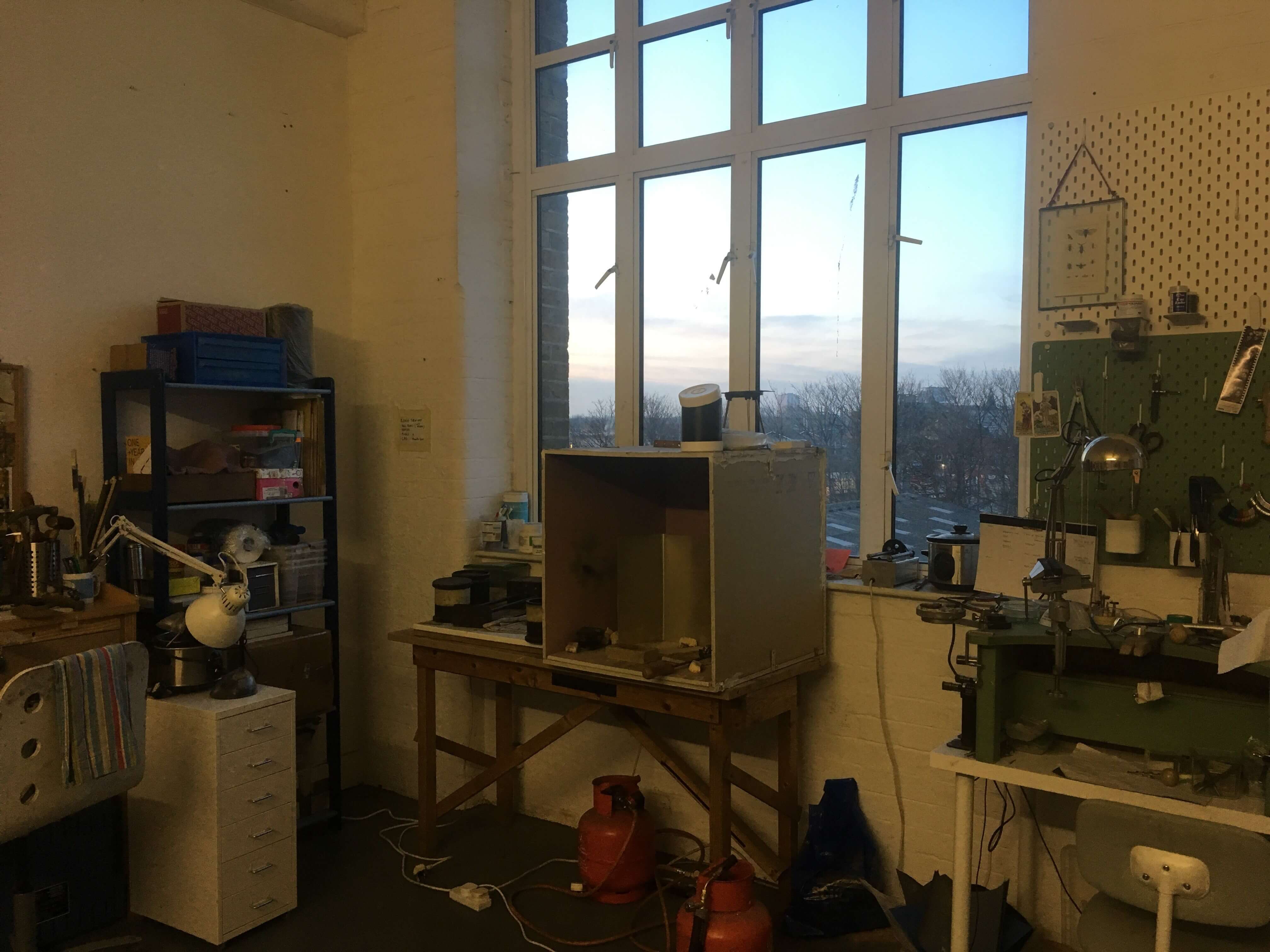 Benchpeg Two Benches Available in Shared Jewellery Studio